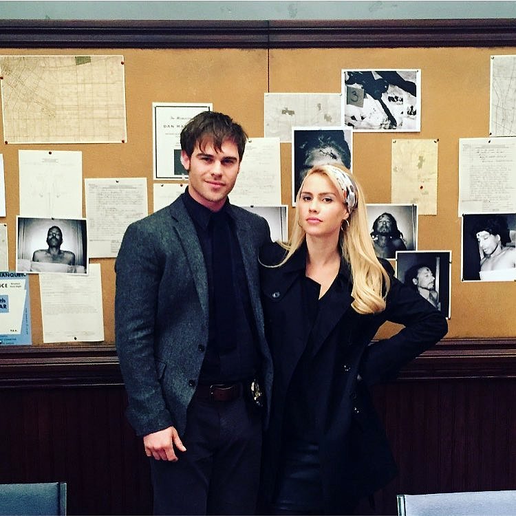 Claire Holt bts season 2 en la serie Aquarius