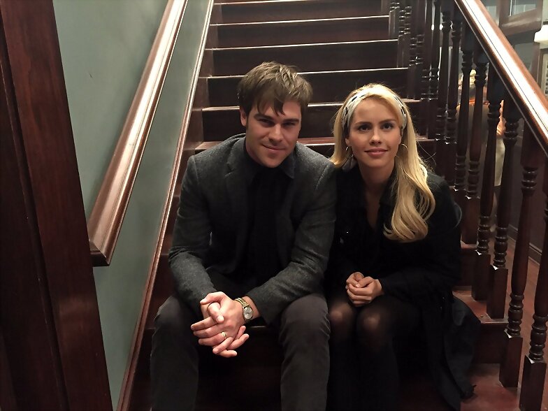 Claire Holt bts season 2 en la serie Aquarius