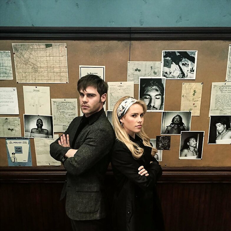 Claire Holt bts season 2 en la serie Aquarius