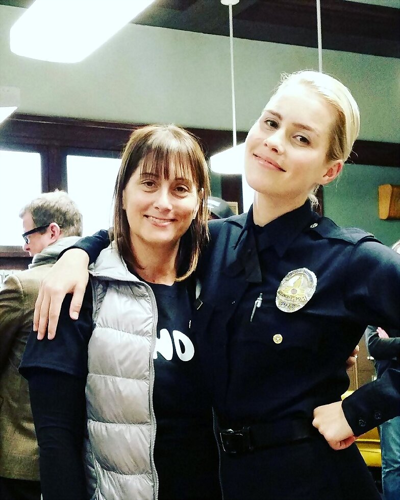 Claire Holt bts season 2 en la serie Aquarius