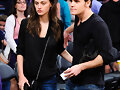 Phoebe Tonkin &amp; Paul Wesley - LA Lakers game 2015