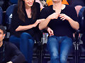 Phoebe Tonkin &amp; Paul Wesley - LA Lakers game 2015