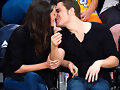 Phoebe Tonkin &amp; Paul Wesley - LA Lakers game 2015