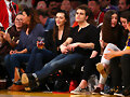 Phoebe Tonkin &amp; Paul Wesley - LA Lakers game 2015