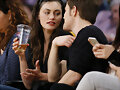 Phoebe Tonkin &amp; Paul Wesley - LA Lakers game 2015