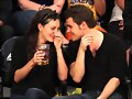 Phoebe Tonkin &amp; Paul Wesley - LA Lakers game 2015