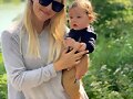 Claire Holt con su hijo James Holt Joblon | 2019