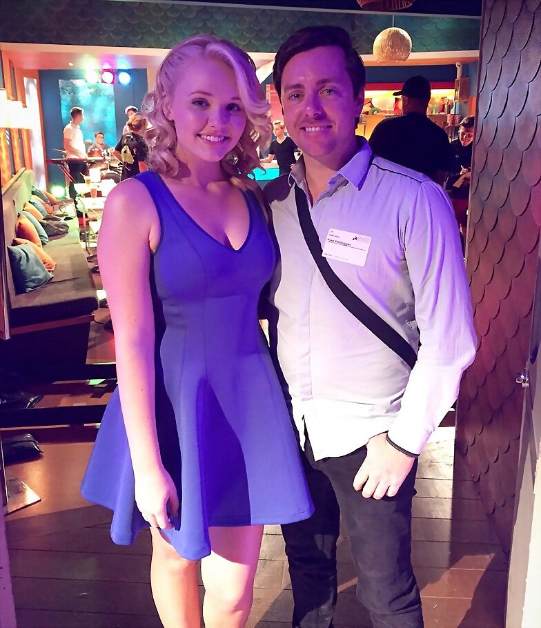 Brooke Nichole Lee behind-the-scenes Mako Mermaids