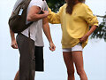 Phoebe Tonkin &amp; Paul Wesley en Rio, Brazil, 2015