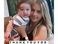 Claire Holt con su hijo James Holt Joblon | 2019