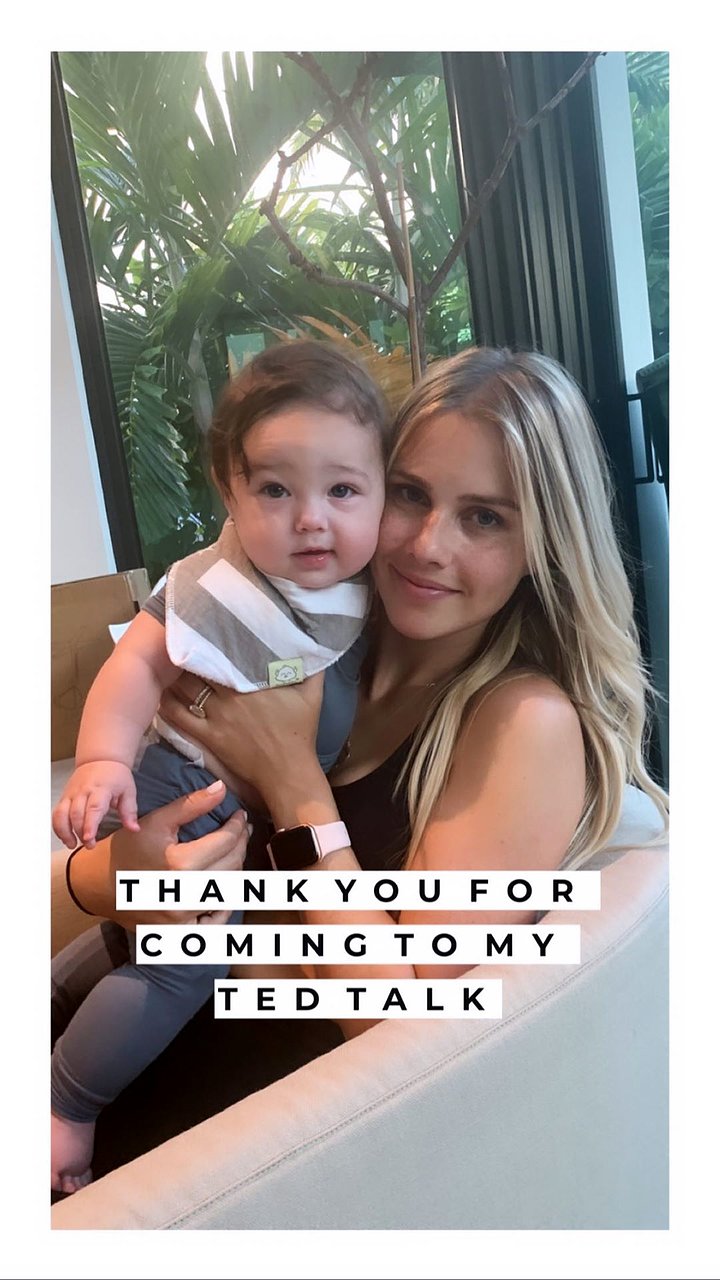 Claire Holt con su hijo James Holt Joblon | 2019