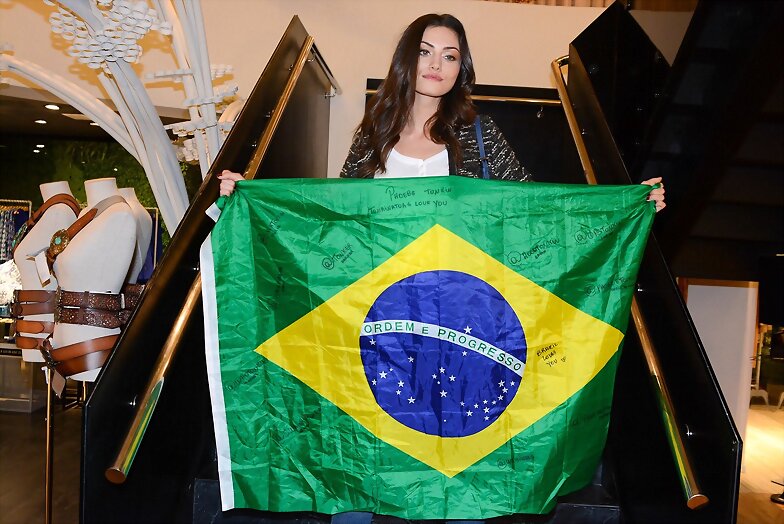 Phoebe Tonkin - Le Lis Blanc Event in Brazil 2015