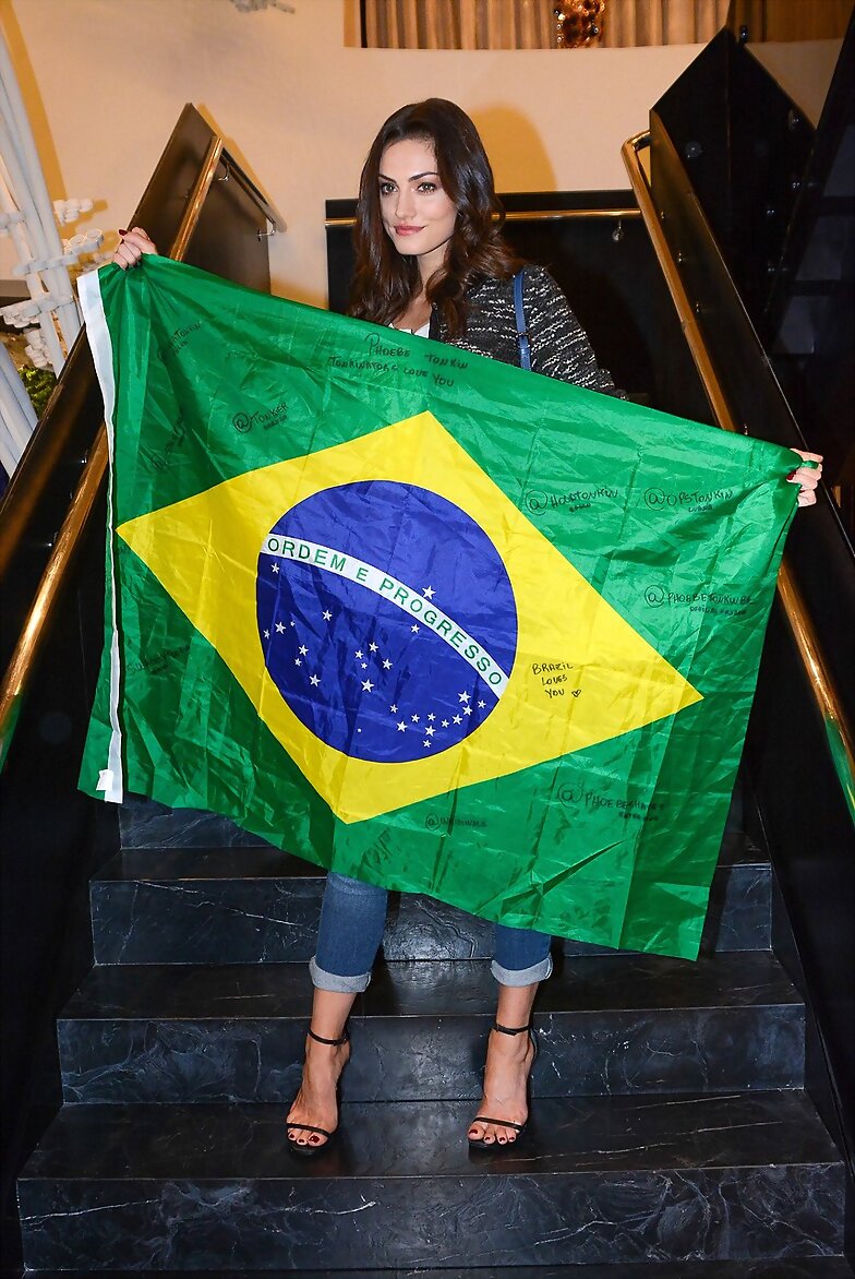 Phoebe Tonkin - Le Lis Blanc Event in Brazil 2015