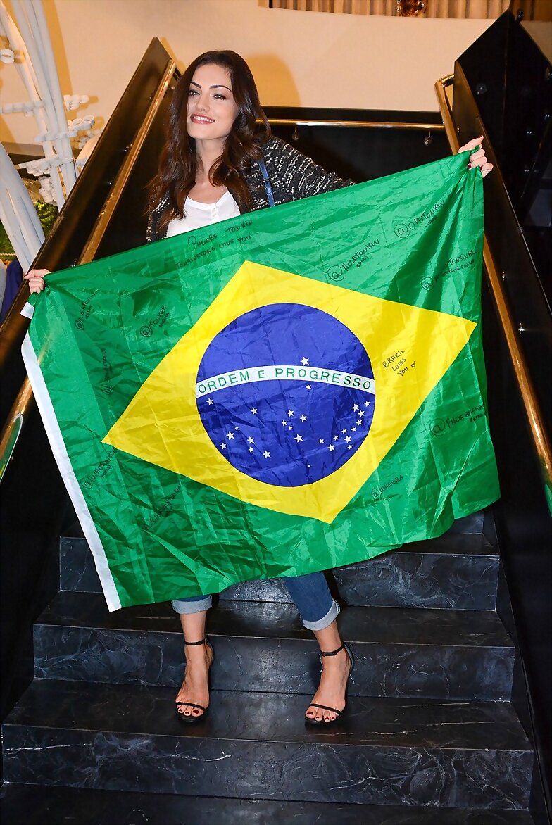 Phoebe Tonkin - Le Lis Blanc Event in Brazil 2015