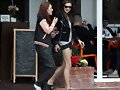 Phoebe Tonkin out to lunch in LA, May 9, 2015
