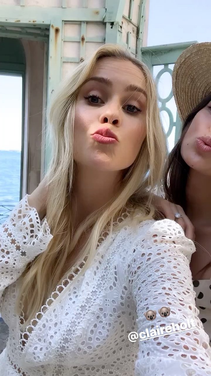 Claire Holt bts photoshoot by Melody Mai (2019)