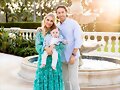Claire Holt &amp; Andrew Joblon con su hijo James 2019