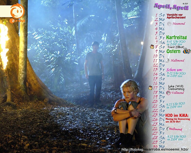 Calendario H2O Abril de 2012
