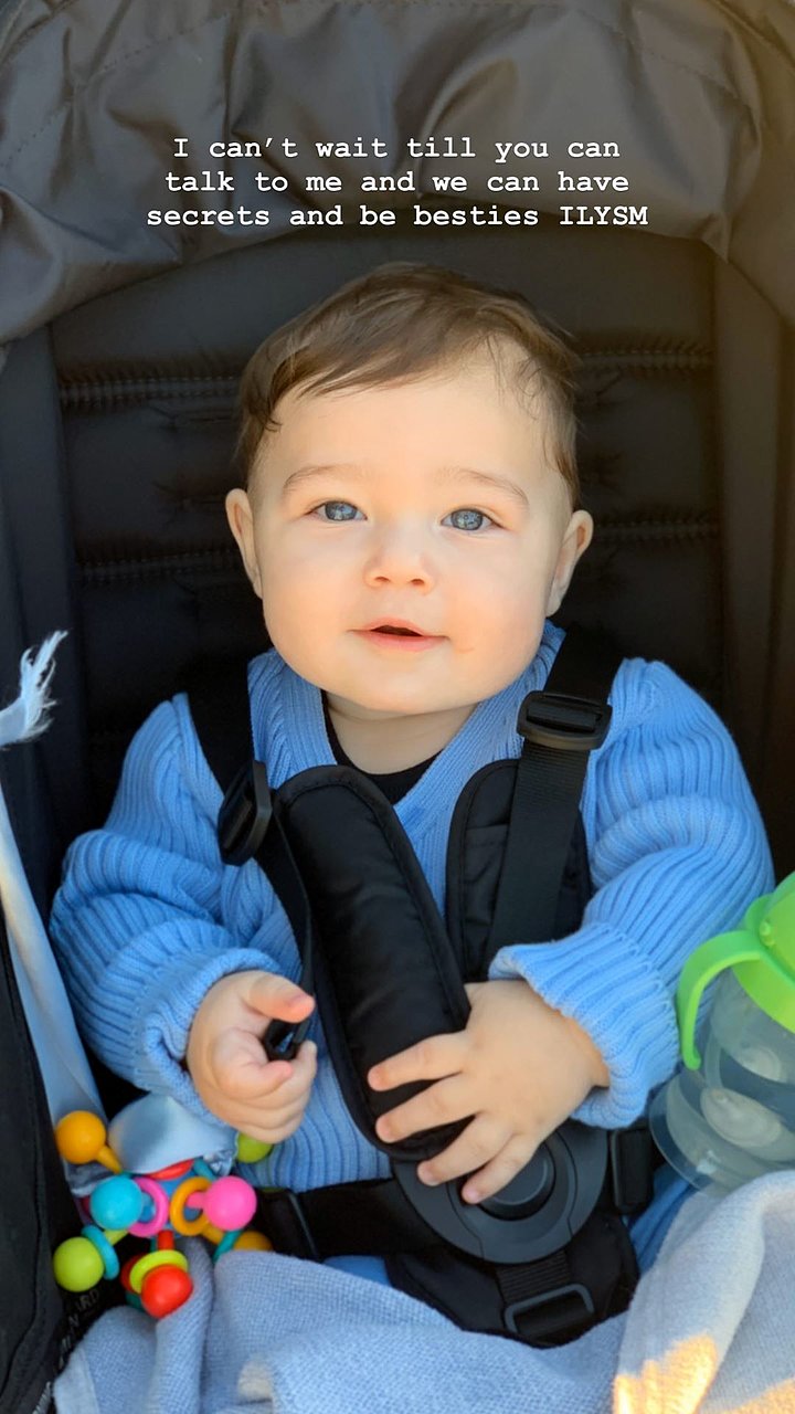 El hijo de Claire Holt, James Holt Joblon | 2019