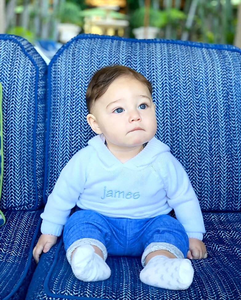 El hijo de Claire Holt, James Holt Joblon | 2019