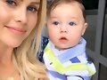 Claire Holt con su hijo James Holt Joblon | 2019