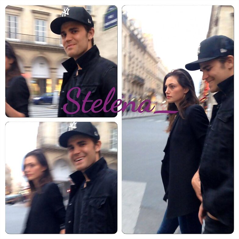 Phoebe Tonkin & Paul Wesley en Paris, May 25, 2015