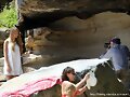 Indiana Evans - Photoshoot Candids at Shark Beach