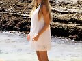 Indiana Evans - Photoshoot Candids at Shark Beach