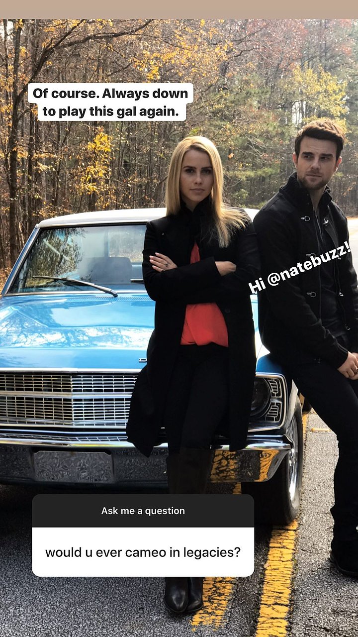 Claire Holt via instagram stories | February 2020