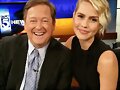 Claire Holt - KTLA Entertainment Aug 21, 2015
