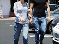 Claire Holt dejando Fred Segal con Nick Hounslow