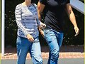 Claire Holt dejando Fred Segal con Nick Hounslow