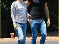Claire Holt dejando Fred Segal con Nick Hounslow
