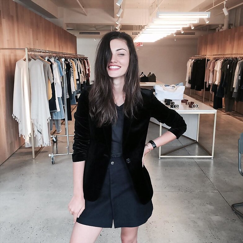 Phoebe Tonkin Frame Denim SS16‬ NYFW Sept 12, 2015
