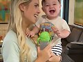 Claire Holt con su hijo James Holt Joblon | 2019