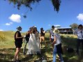 Phoebe Tonkin BTS photoshoot Vogue Australia 2015