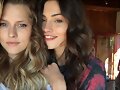Phoebe Tonkin BTS photoshoot Vogue Australia 2015