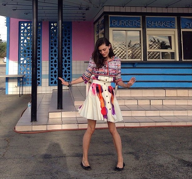 Phoebe Tonkin BTS photoshoot ELLE Australia 2015