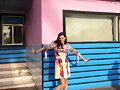 Phoebe Tonkin BTS photoshoot ELLE Australia 2015