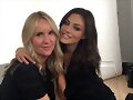 Phoebe Tonkin BTS photoshoot Jin-Woo 2015