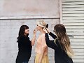 Claire Holt BTS photoshoot Zooey Magazine 2015