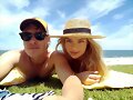 Indiana Evans con su novio Alex Williams