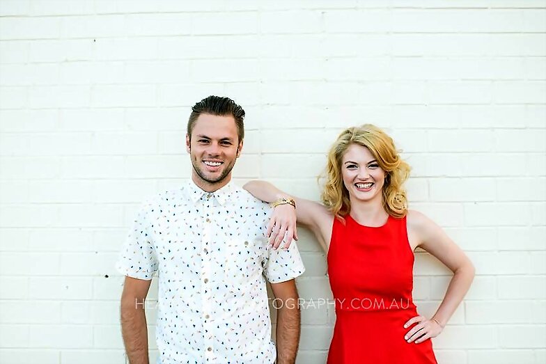Cariba Heine con su hermano | 2015
