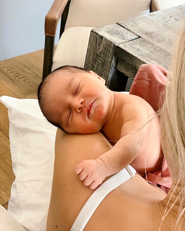 Claire Holt con su hija Elle Holt Joblon | 2020