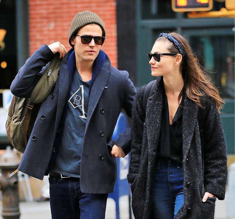 Phoebe Tonkin Paul Wesley- Manhattan New York 2016