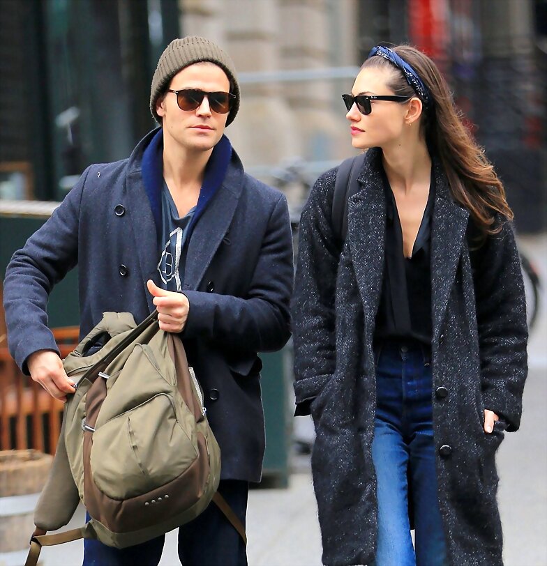 Phoebe Tonkin Paul Wesley- Manhattan New York 2016