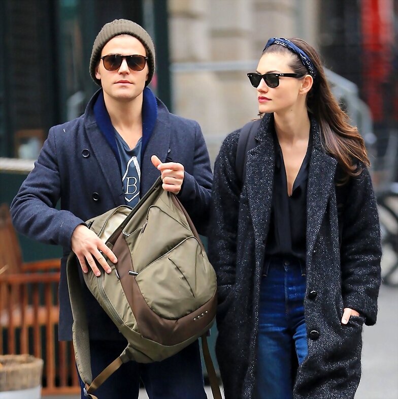Phoebe Tonkin Paul Wesley- Manhattan New York 2016