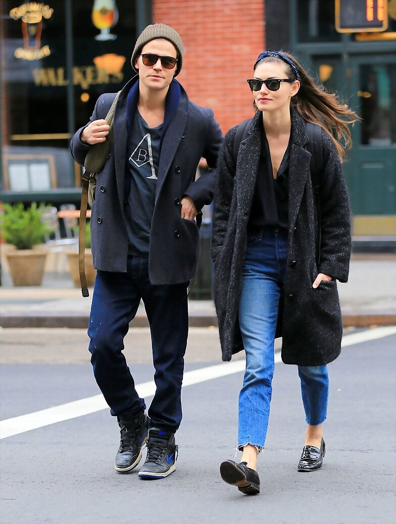 Phoebe Tonkin Paul Wesley- Manhattan New York 2016