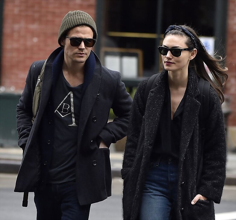 Phoebe Tonkin Paul Wesley- Manhattan New York 2016