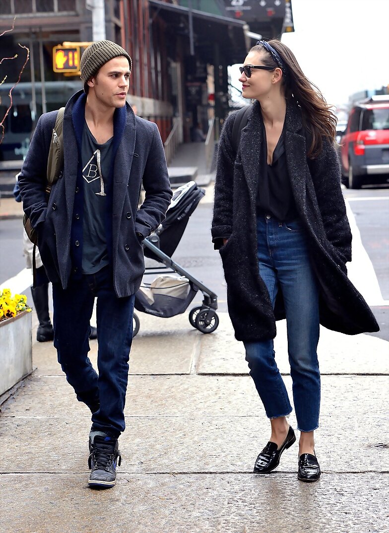 Phoebe Tonkin Paul Wesley- Manhattan New York 2016